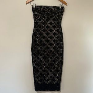 G by GUESS strapless bodycon dress